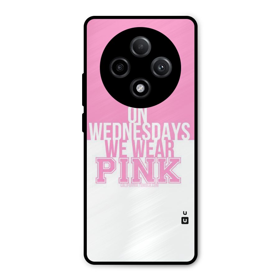 Wear Pink Metal Back Case for Oppo F27 Pro Plus