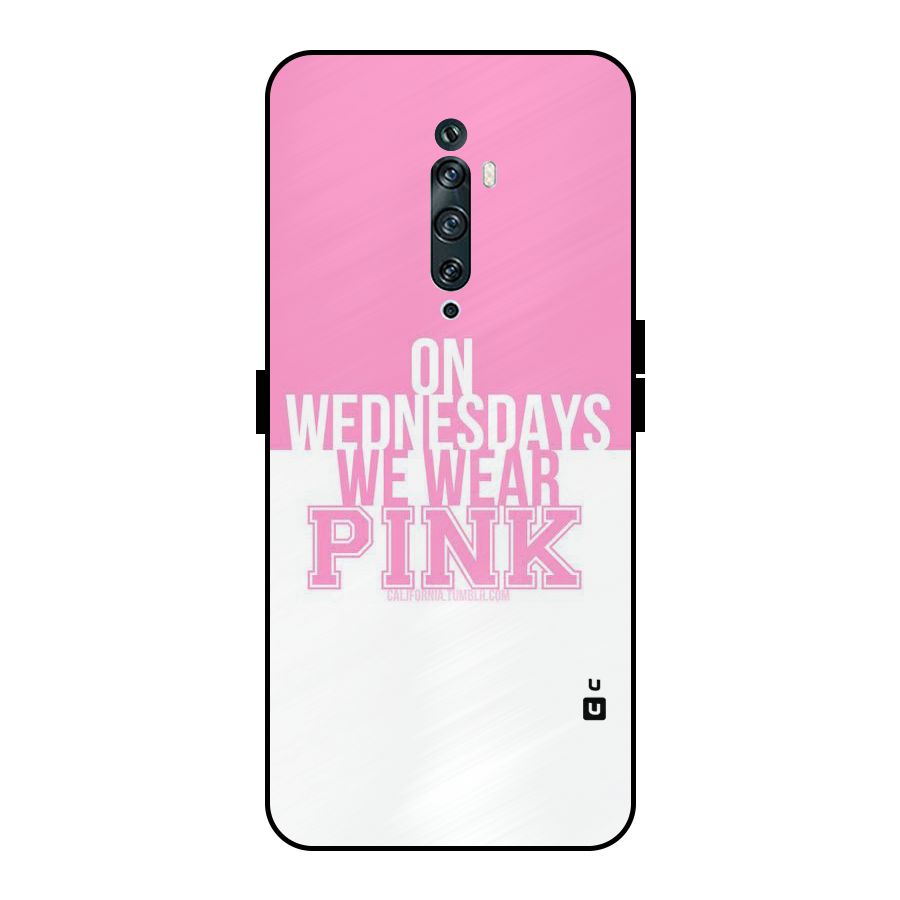 Wear Pink Metal Back Case for Oppo Reno2 Z
