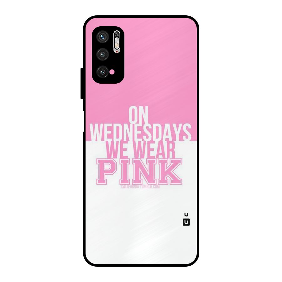 Wear Pink Metal Back Case for Poco M3 Pro 5G