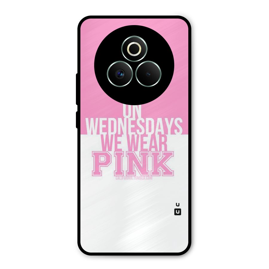 Wear Pink Metal Back Case for Realme P3 Pro