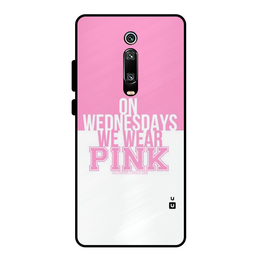 Wear Pink Metal Back Case for Redmi K20 Pro