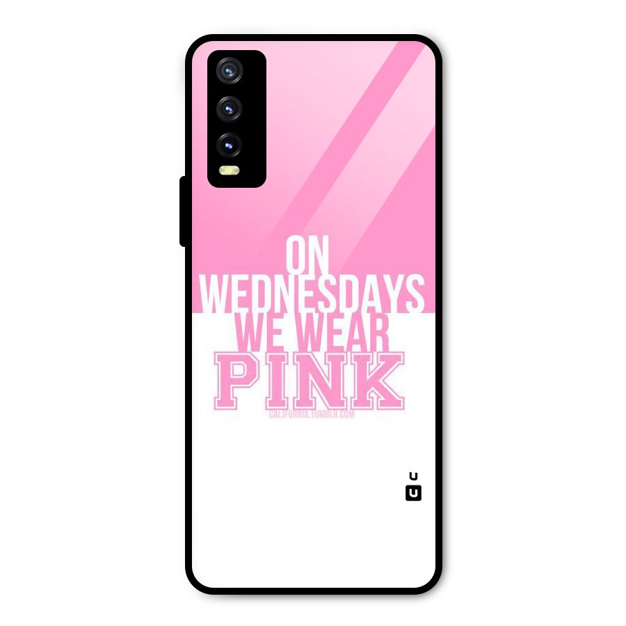Wear Pink Metal Back Case for Vivo Y20g