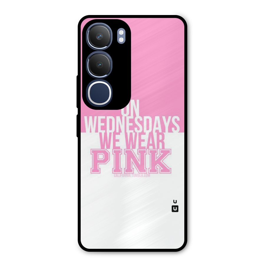 Wear Pink Metal Back Case for Vivo Y29