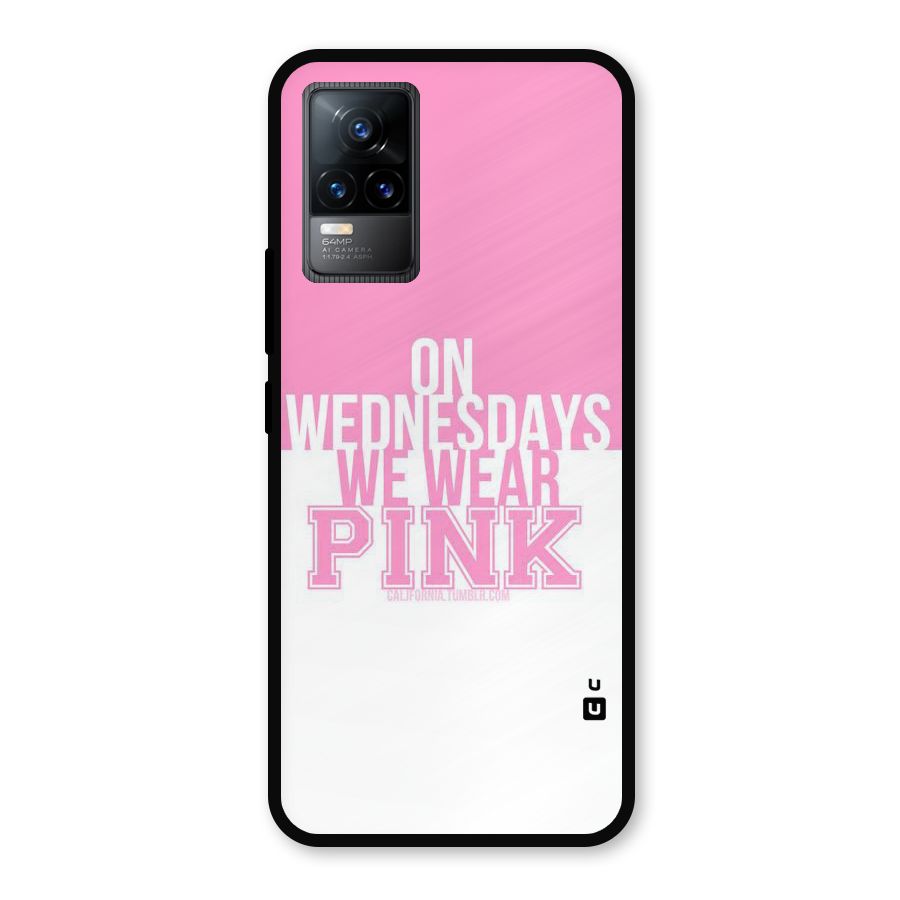 Wear Pink Metal Back Case for Vivo Y73