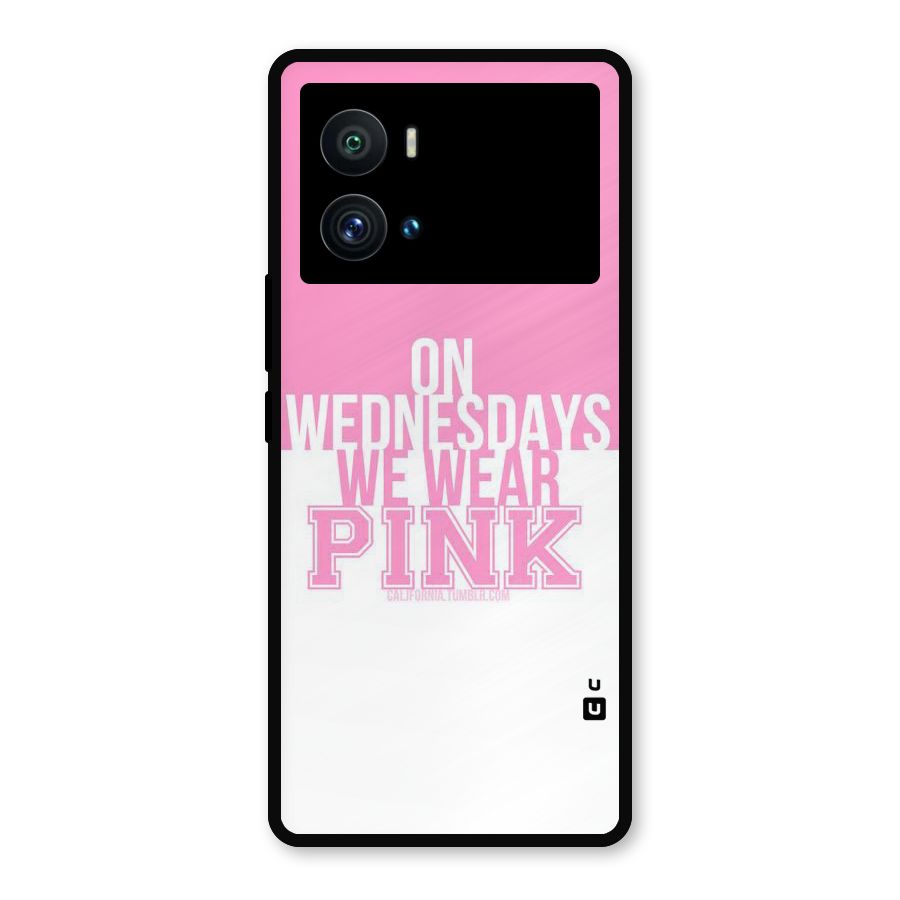 Wear Pink Metal Back Case for iQOO 9 Pro