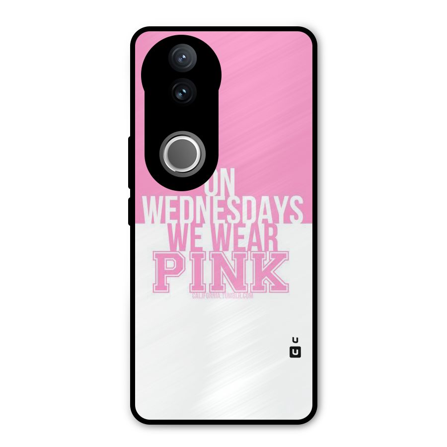 Wear Pink Metal Back Case for iQOO Z10R