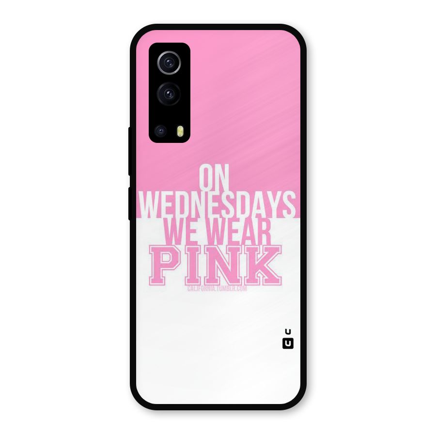 Wear Pink Metal Back Case for iQOO Z3