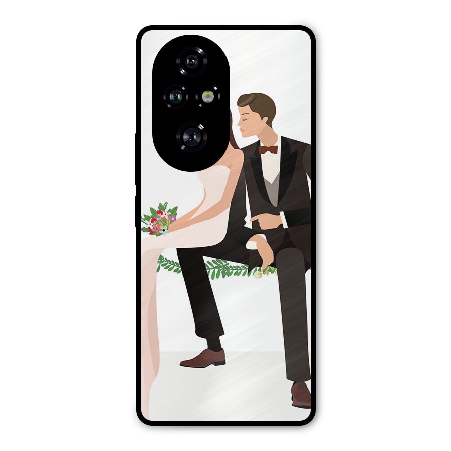 Wedding Couple Metal Back Case for Honor 200 Pro