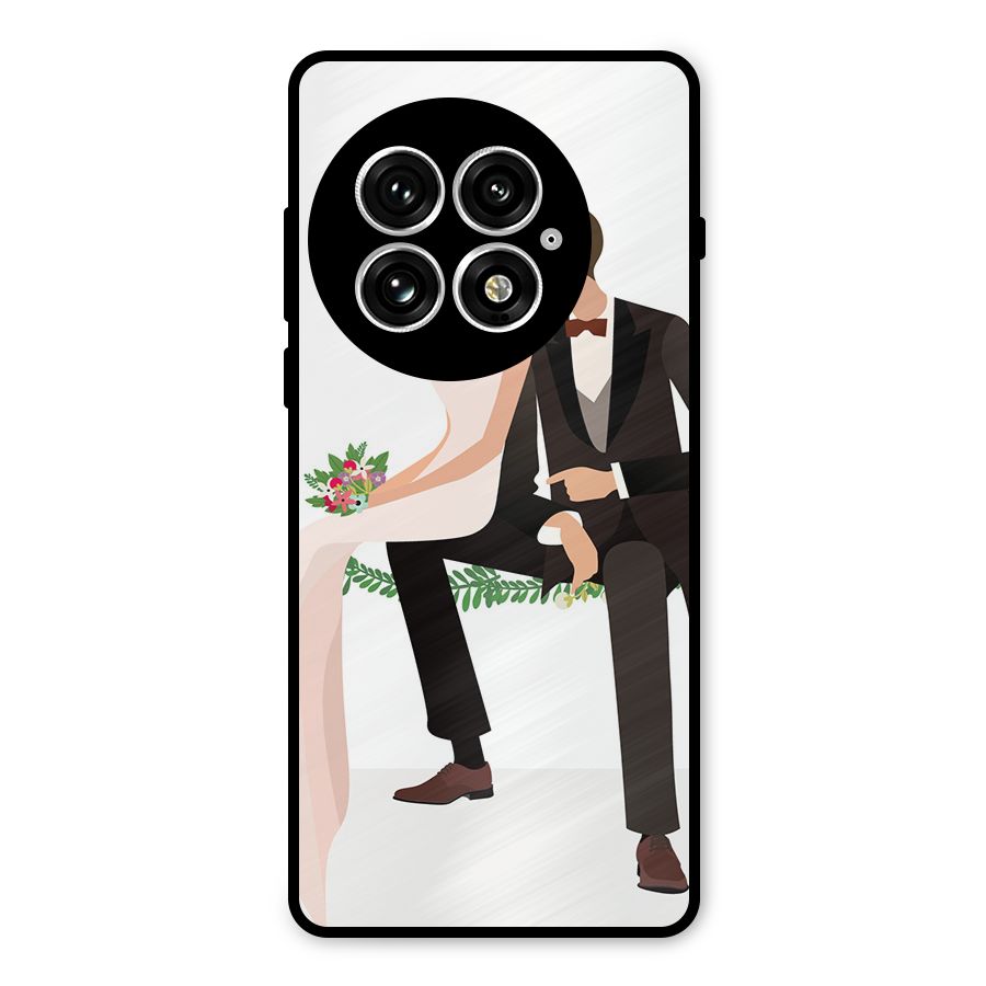 Wedding Couple Metal Back Case for OnePlus 13