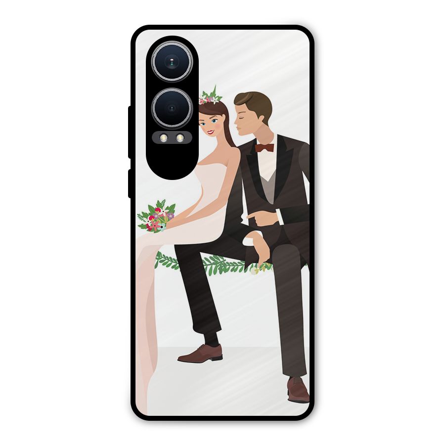 Wedding Couple Metal Back Case for OnePlus Nord CE4 Lite