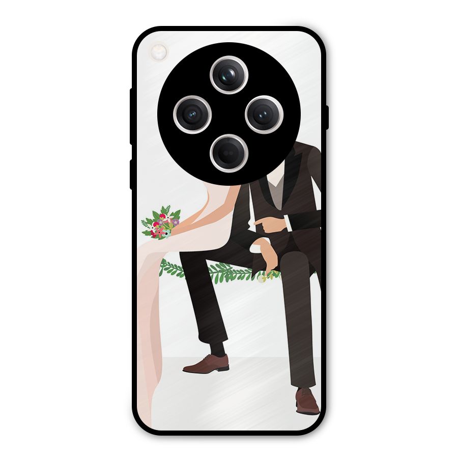 Wedding Couple Metal Back Case for Oppo Find X8