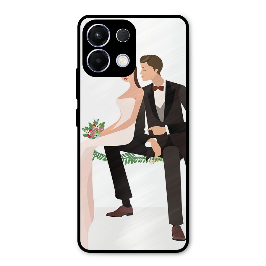 Wedding Couple Metal Back Case for Oppo K13
