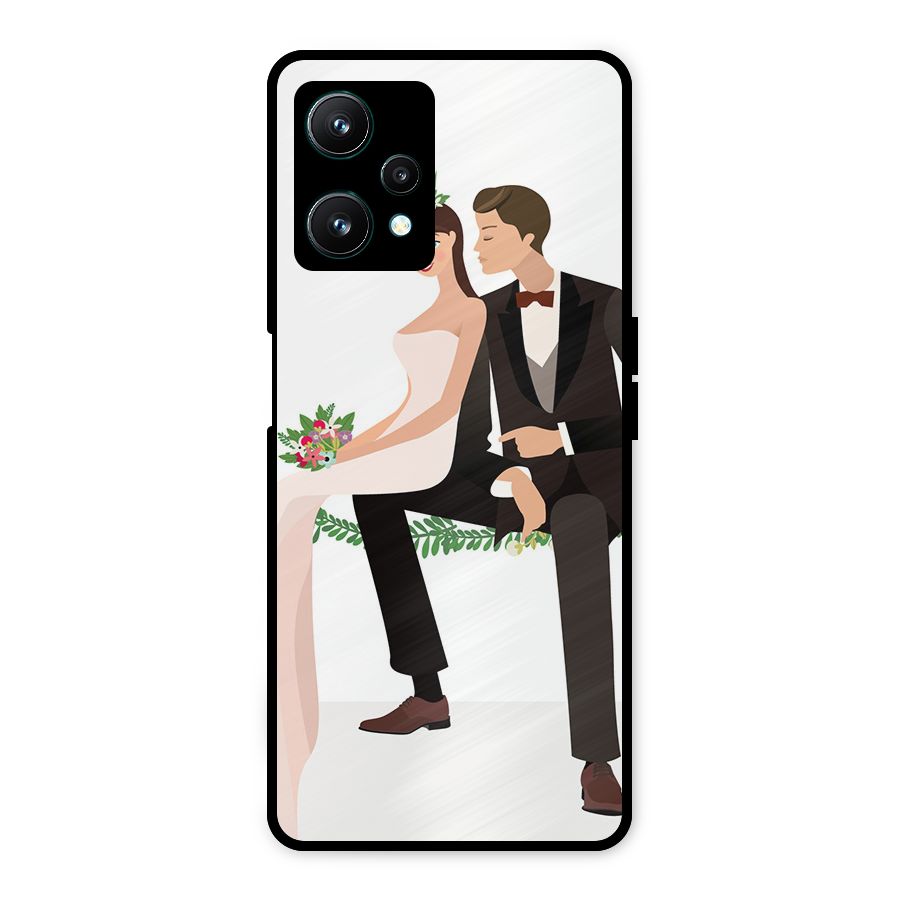Wedding Couple Metal Back Case for Realme 9 Pro 5G