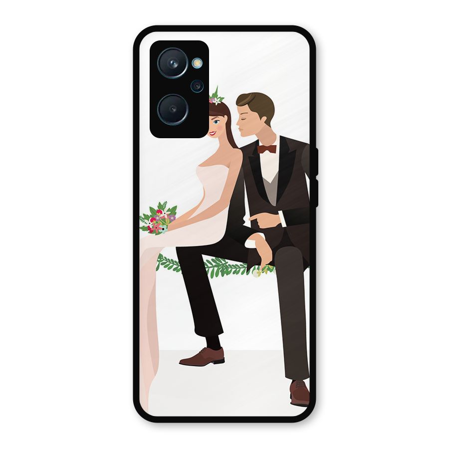 Wedding Couple Metal Back Case for Realme 9i