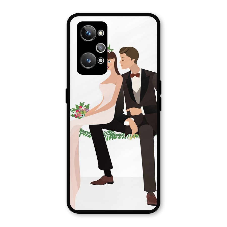 Wedding Couple Metal Back Case for Realme GT 2