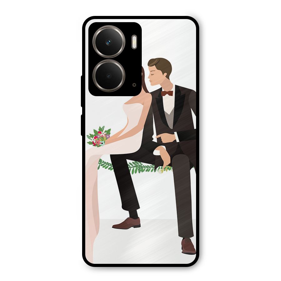 Wedding Couple Metal Back Case for Realme P3