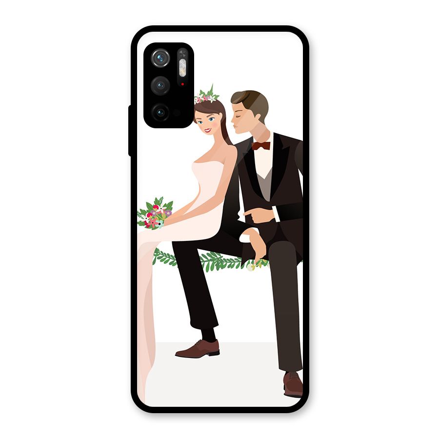 Wedding Couple Metal Back Case for Redmi Note 10T 5G