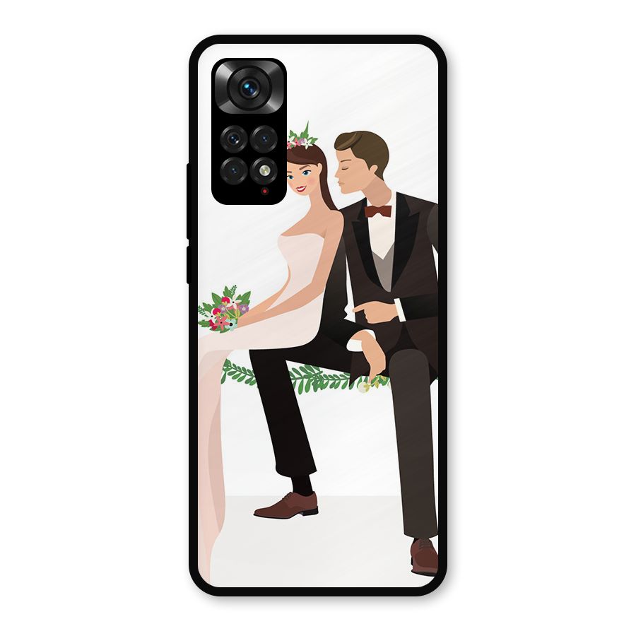 Wedding Couple Metal Back Case for Redmi Note 11