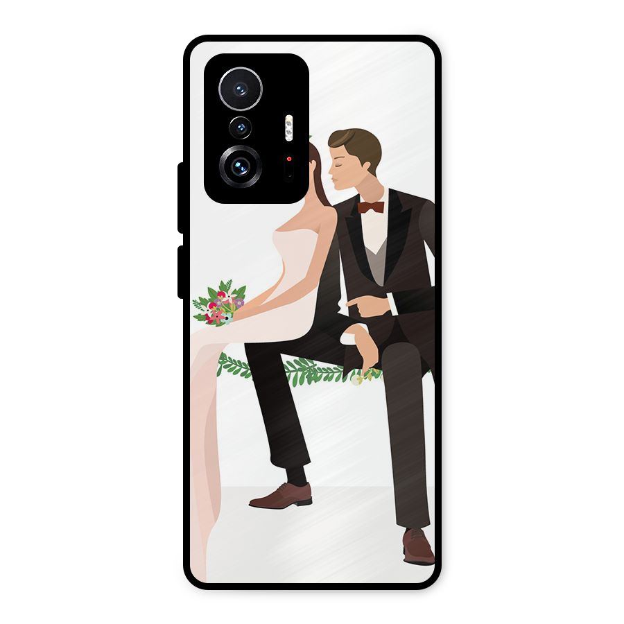 Wedding Couple Metal Back Case for Xiaomi 11T Pro