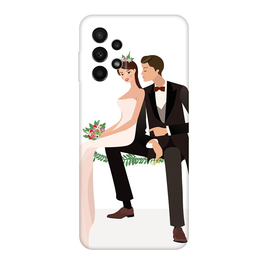 Wedding Couple Original Polycarbonate Back Case for Galaxy A23