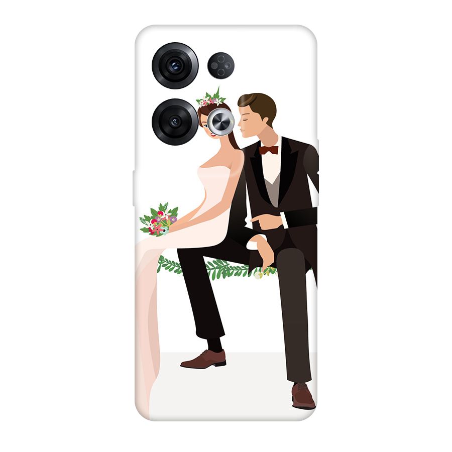 Wedding Couple Original Polycarbonate Back Case for Oppo Reno8 Pro 5G