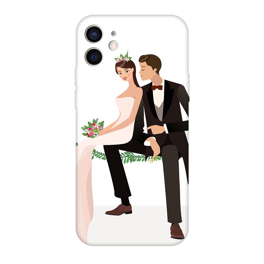 Wedding Couple Original Polycarbonate Back Case for iPhone 12