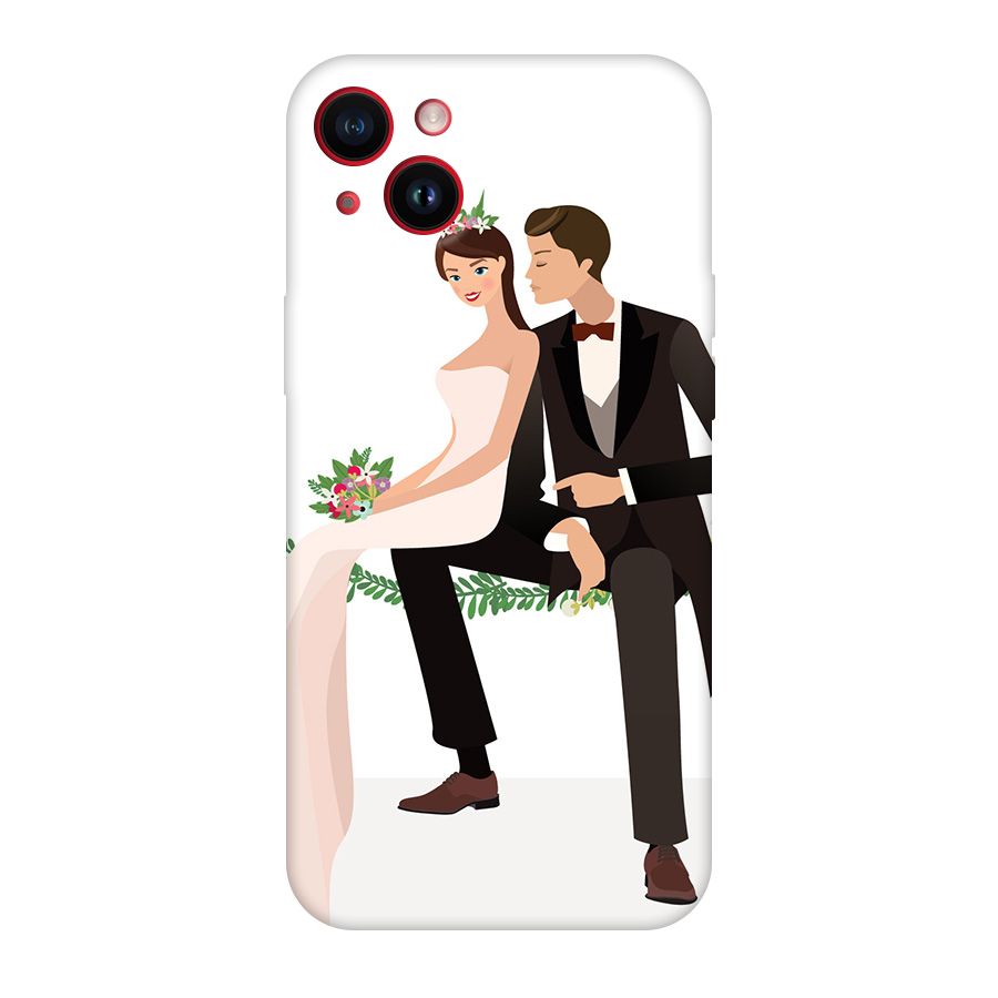 Wedding Couple Original Polycarbonate Back Case for iPhone 14 Plus