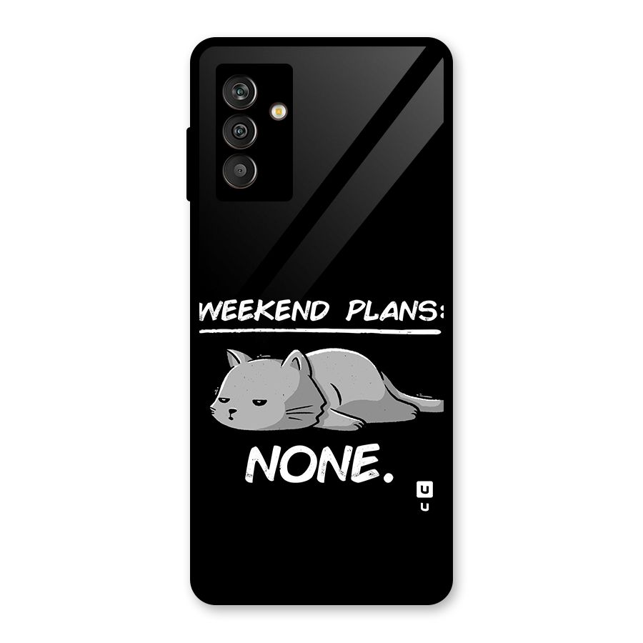 Weekend Plans None Glass Back Case for Galaxy M13