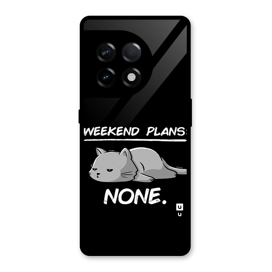 Weekend Plans None Glass Back Case for OnePlus 11R