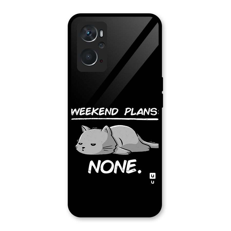 Weekend Plans None Glass Back Case for Oppo K10 4G