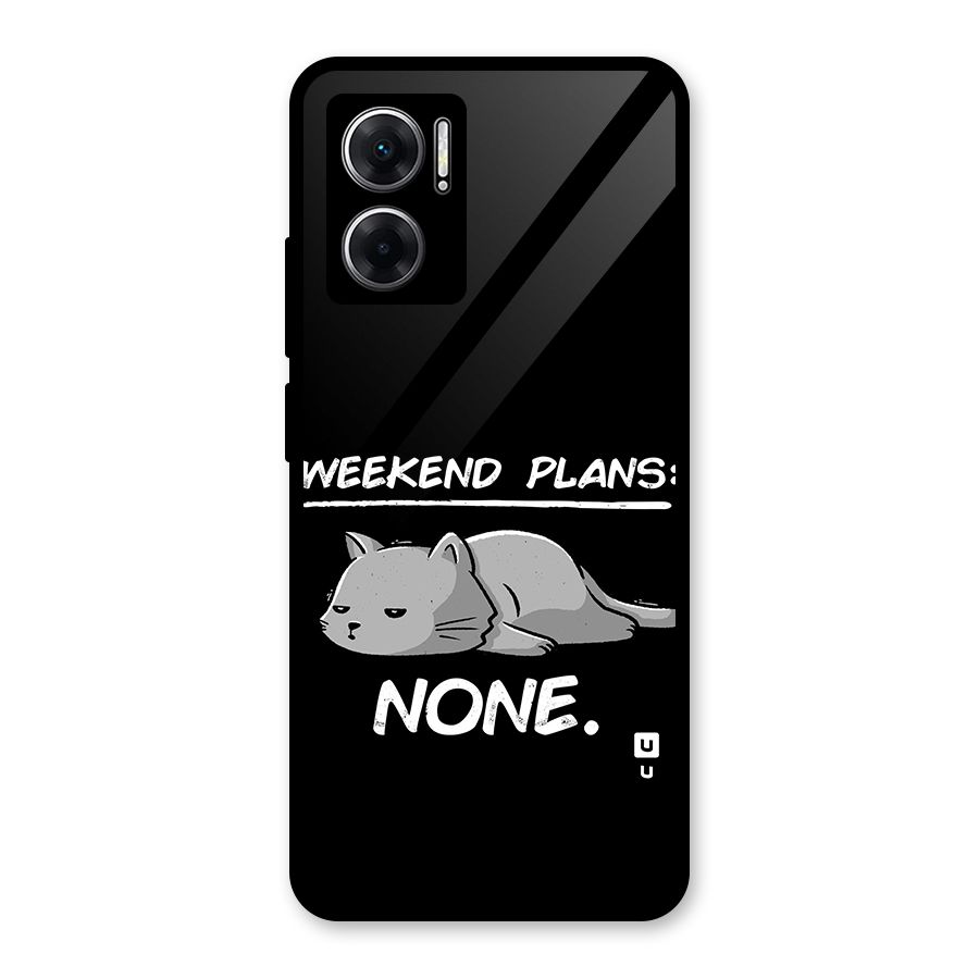 Weekend Plans None Glass Back Case for Redmi 11 Prime 5G