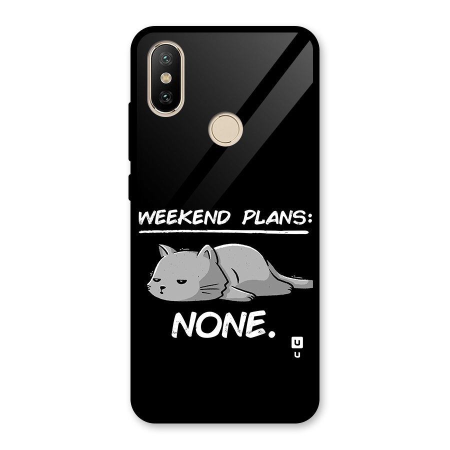 Weekend Plans None Glass Back Case for Redmi A2