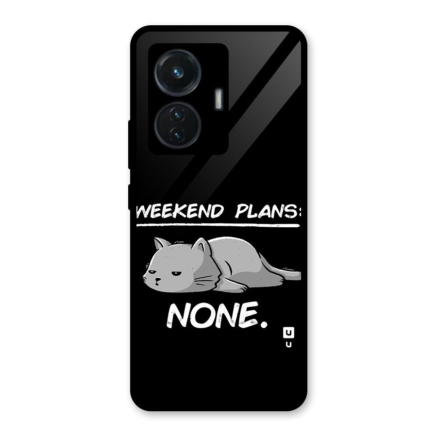 Weekend Plans None Glass Back Case for Vivo T1 44W