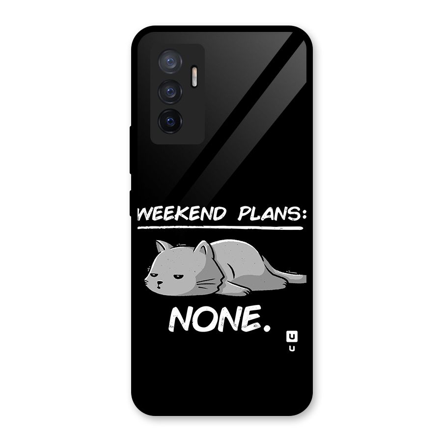 Weekend Plans None Glass Back Case for Vivo V23e
