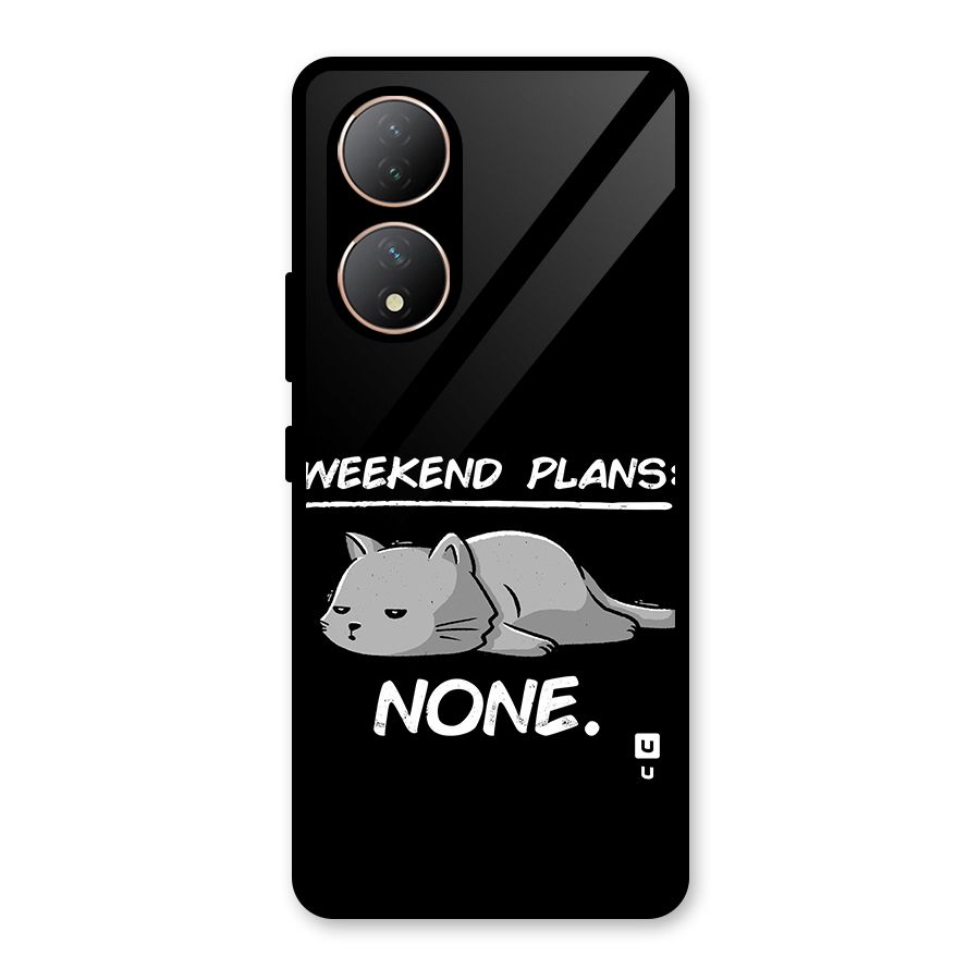Weekend Plans None Glass Back Case for Vivo Y100A