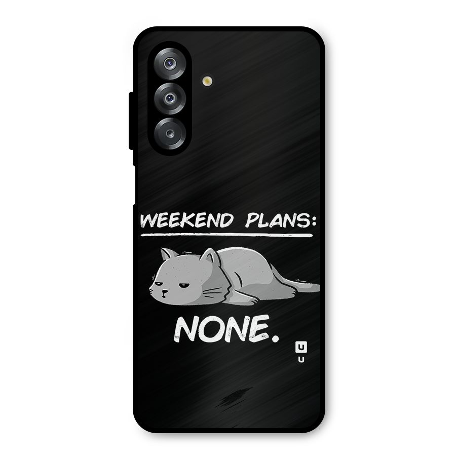 Weekend Plans None Metal Back Case for Galaxy A26