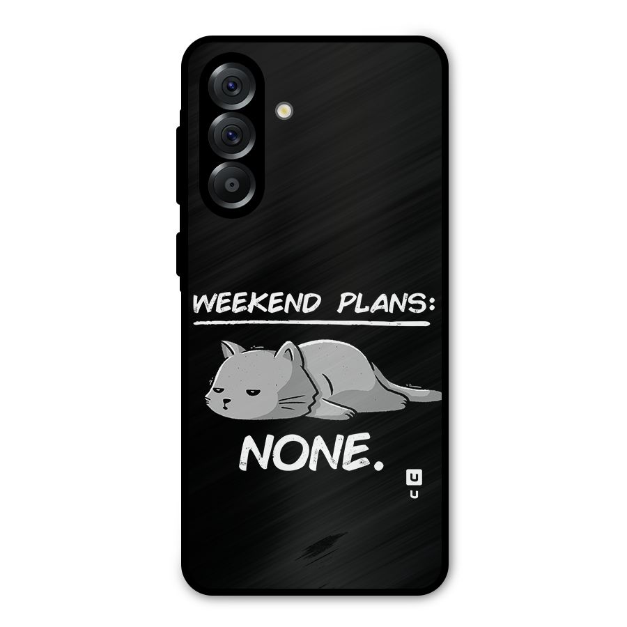 Weekend Plans None Metal Back Case for Galaxy A36