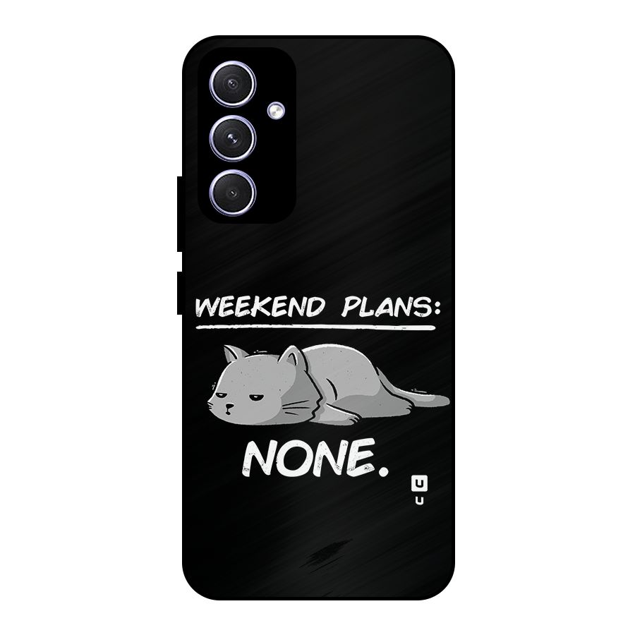 Weekend Plans None Metal Back Case for Galaxy A54