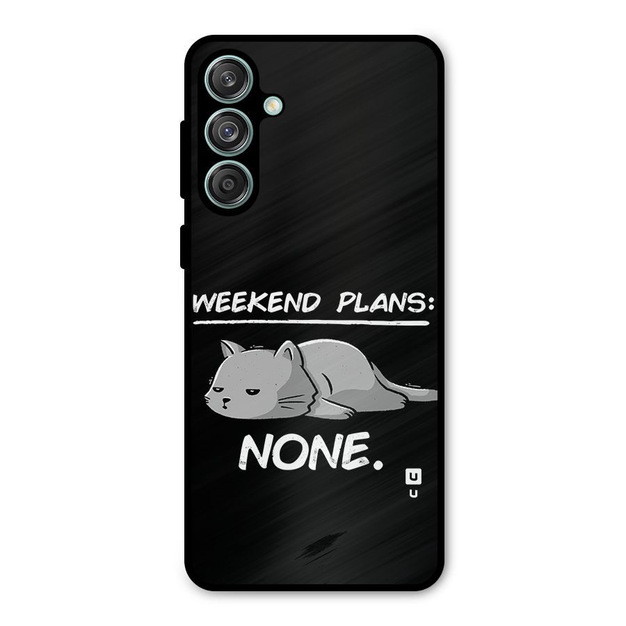 Weekend Plans None Metal Back Case for Galaxy M55 5G