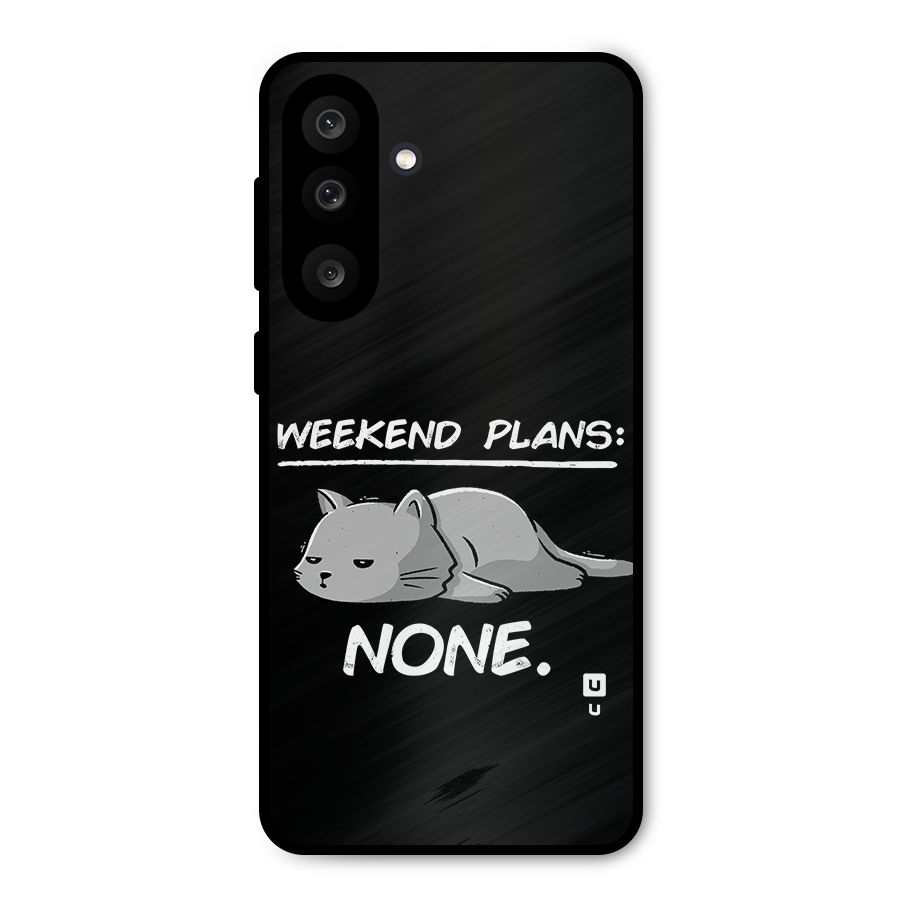 Weekend Plans None Metal Back Case for Galaxy M56