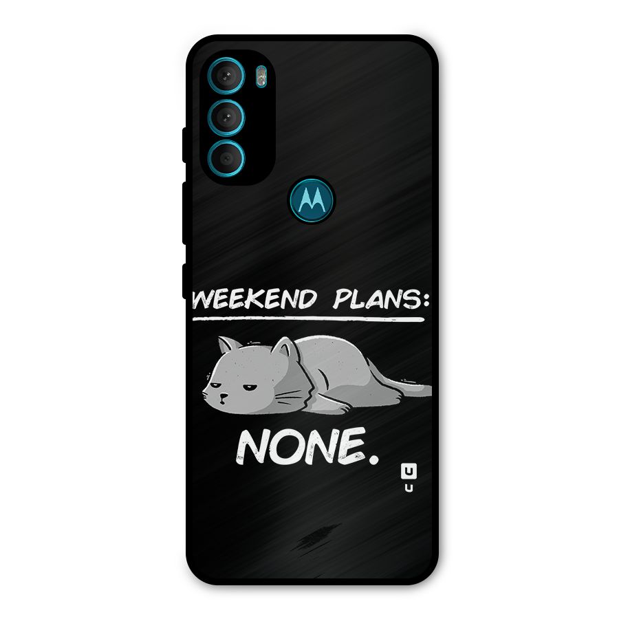 Weekend Plans None Metal Back Case for Moto G71 5G