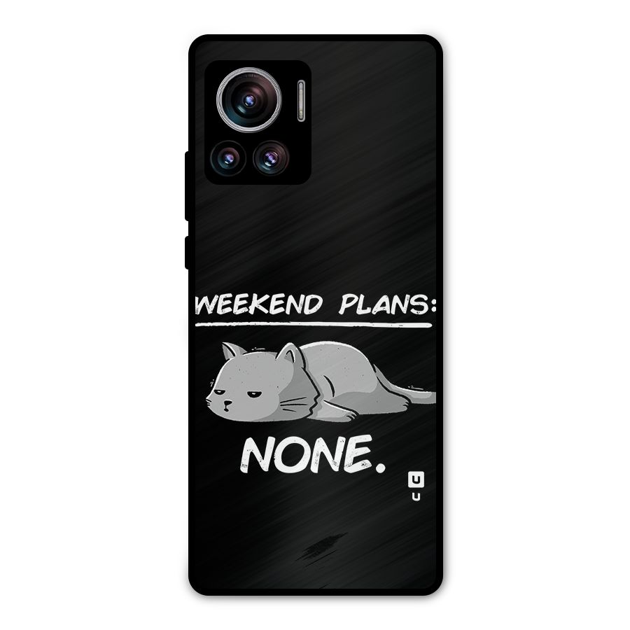 Weekend Plans None Metal Back Case for Motorola Edge 30 Ultra