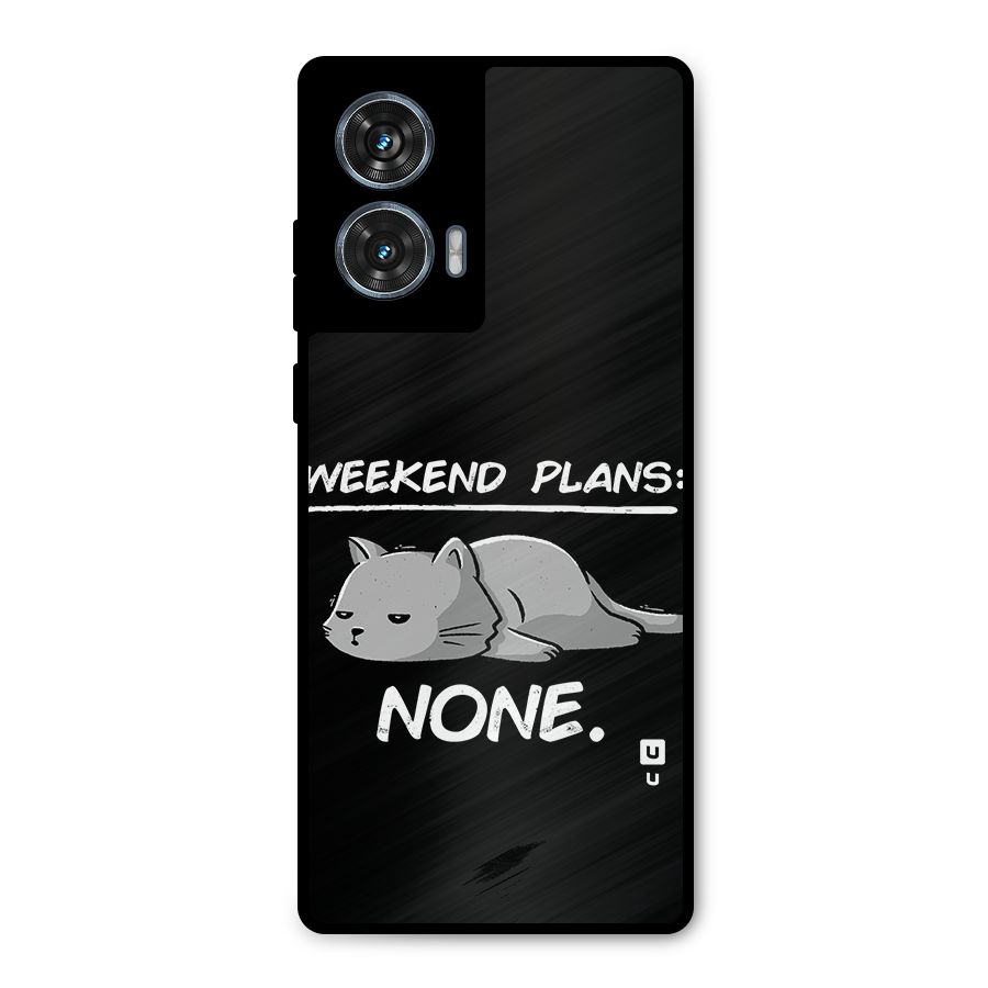 Weekend Plans None Metal Back Case for Motorola Edge 50 Fusion