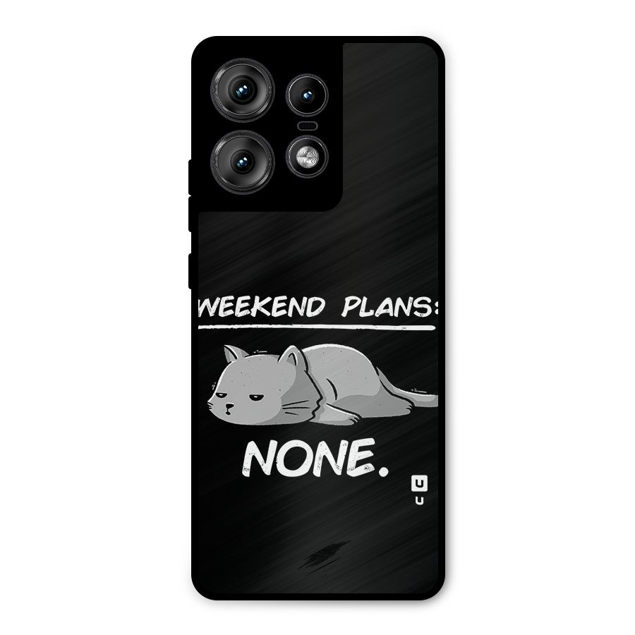 Weekend Plans None Metal Back Case for Motorola Edge 50 Pro