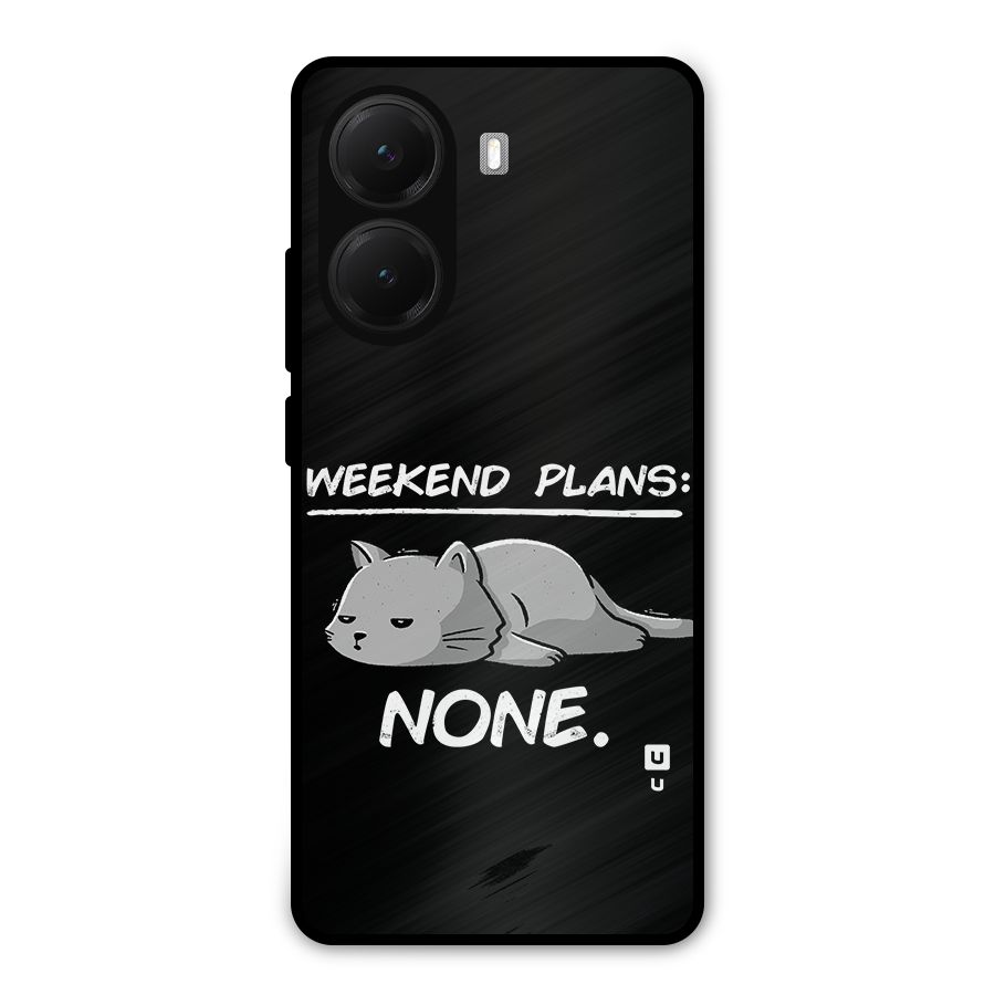 Weekend Plans None Metal Back Case for Poco X7 Pro