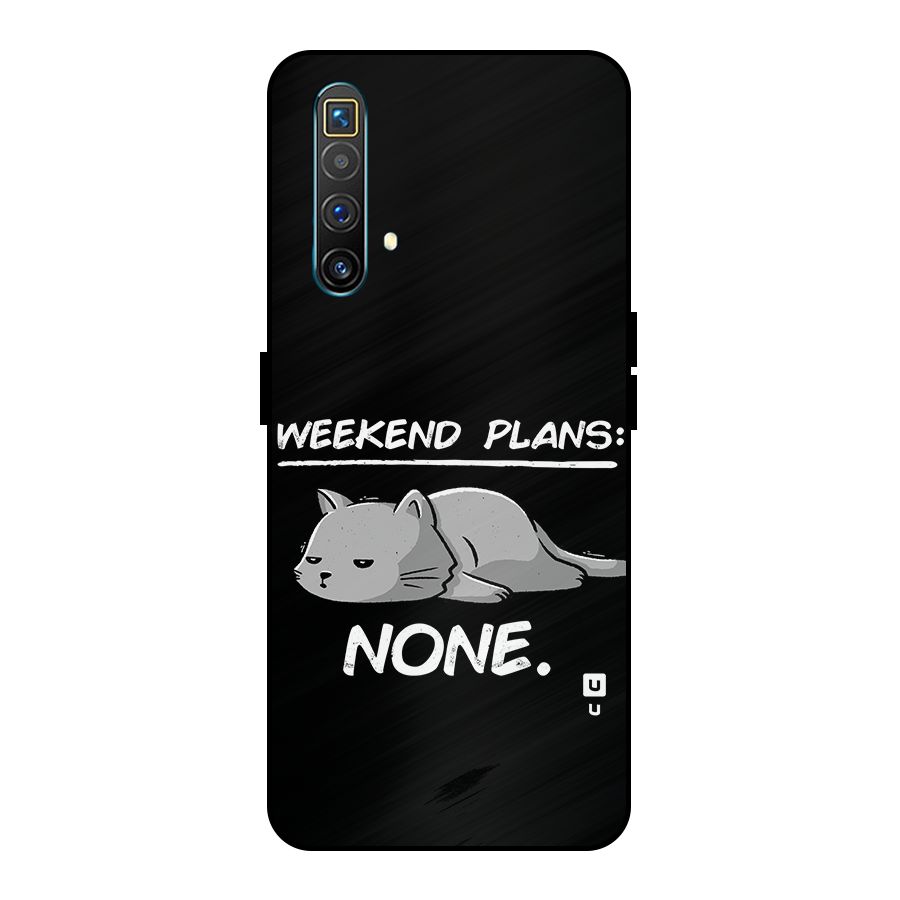Weekend Plans None Metal Back Case for Realme X3 SuperZoom