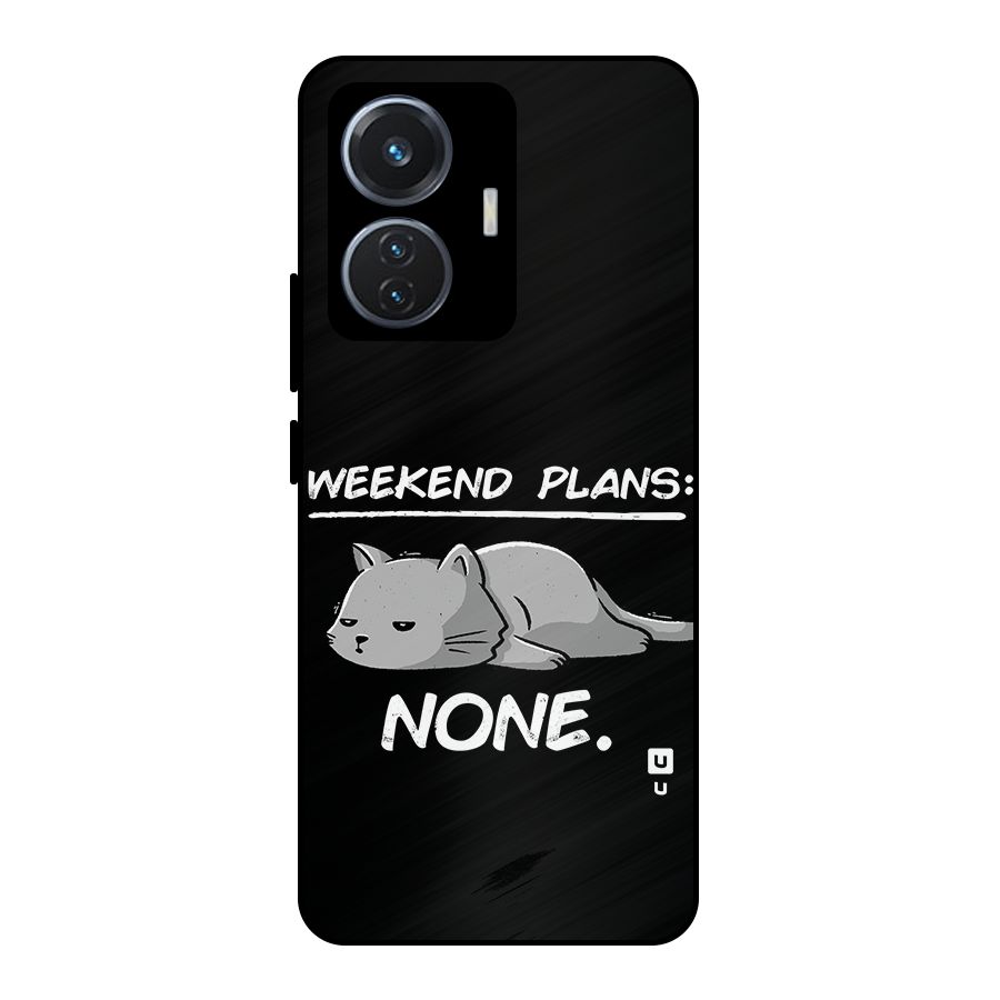 Weekend Plans None Metal Back Case for Vivo T1 44W