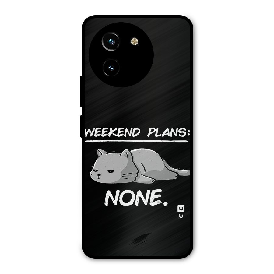 Weekend Plans None Metal Back Case for Vivo T3x