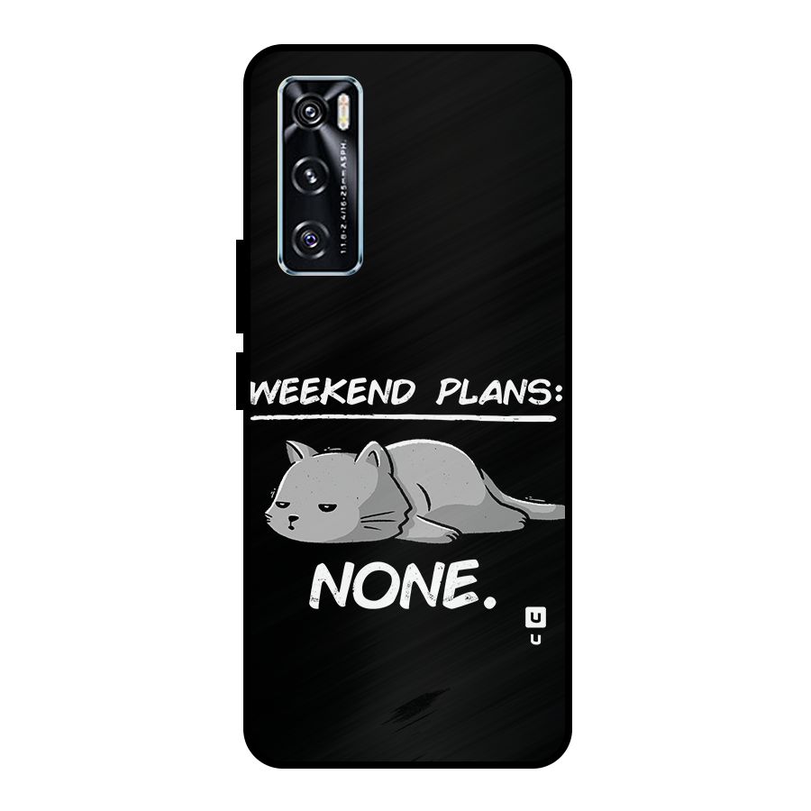 Weekend Plans None Metal Back Case for Vivo V20 SE