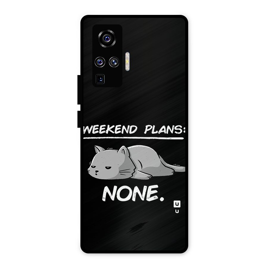 Weekend Plans None Metal Back Case for Vivo X50 Pro